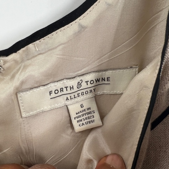 Forth & Towne allegory brown dress size 6 - Picture 4 of 9